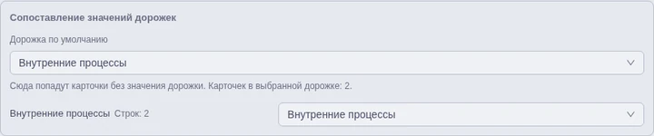 Сопоставление дорожек доски